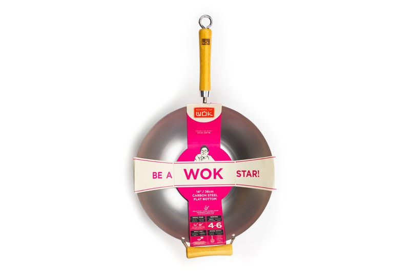 14" CARBON STEEL WOK (12322006)